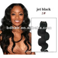 indian remy hair weft with factory price,100% human hair weaving extension